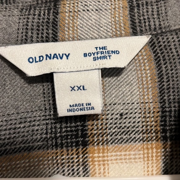 Old Navy Plaid Button Down - Picture 3 of 5